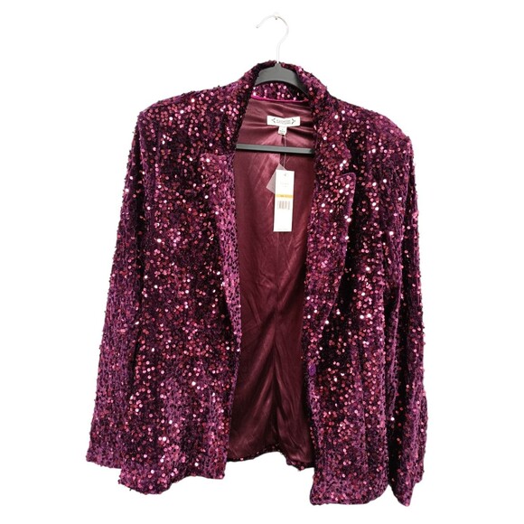 Nanette Lepore Sequin Blazer Size Small - Picture 1 of 4